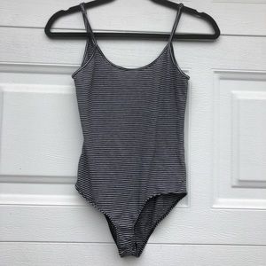Striped bodysuit